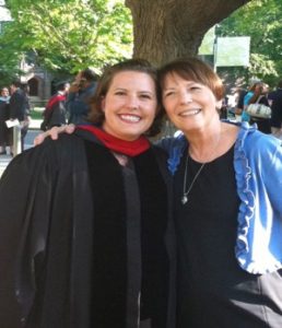 The author and her mother at the author’s graduation from seminary.